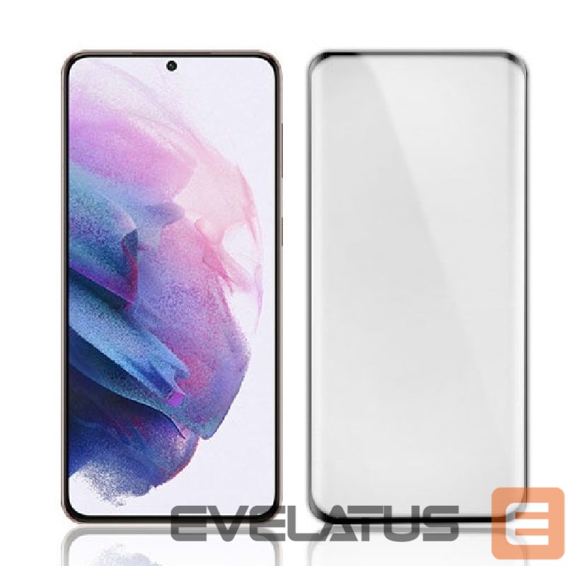 Protective glass Evelatus Samsung Galaxy S21 Plus 2.5D Full Cover Japan Glue Glass Anti-Static