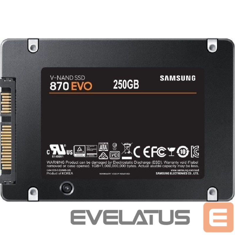 Hard drive SSD Samsung SAMSUNG 870 EVO 250GB SATA3 2.5inch SSD