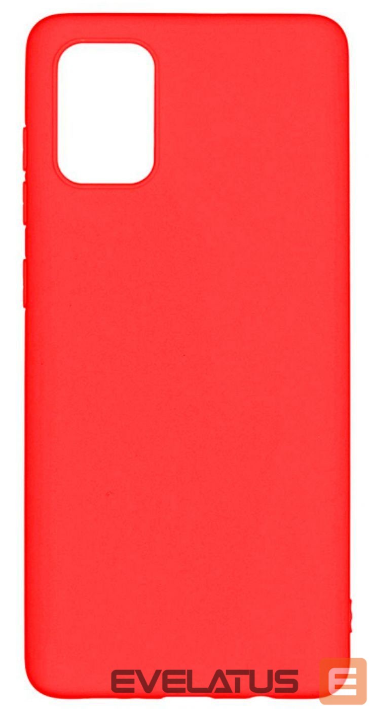 Back panel cover Evelatus Xiaomi Mi 11 Nano Silicone Case Soft Touch TPU Red