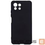 Back panel cover Evelatus Xiaomi Mi 11 Lite/11 Lite 5G/11 Lite 5G NE Nano Silicone Case Soft Touch TPU Black