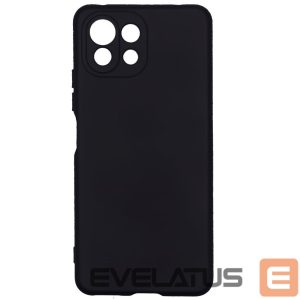 Back panel cover Evelatus Xiaomi Mi 11 Lite/11 Lite 5G/11 Lite 5G NE Nano Silicone Case Soft Touch TPU Black