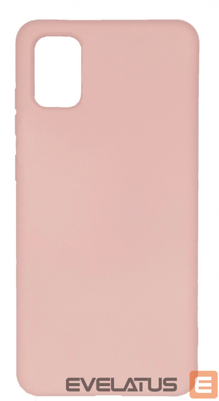 Back panel cover Evelatus Samsung Galaxy A12 / M12 Nano Silicone Case Soft Touch TPU Beige