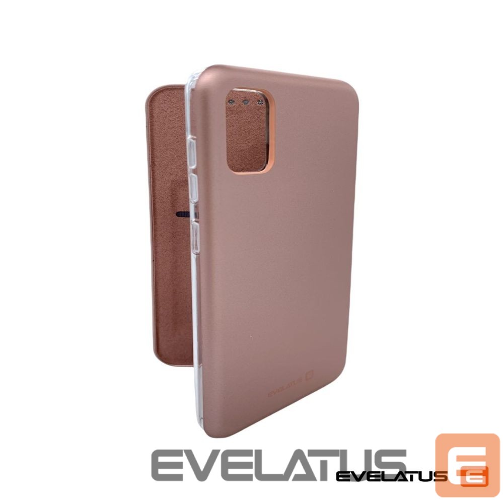 Book case Evelatus Samsung Galaxy A41 Book Case Rose Gold