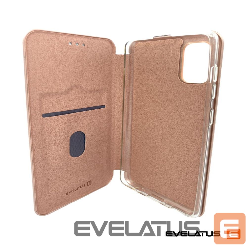 Book case Evelatus Samsung Galaxy A41 Book Case Rose Gold