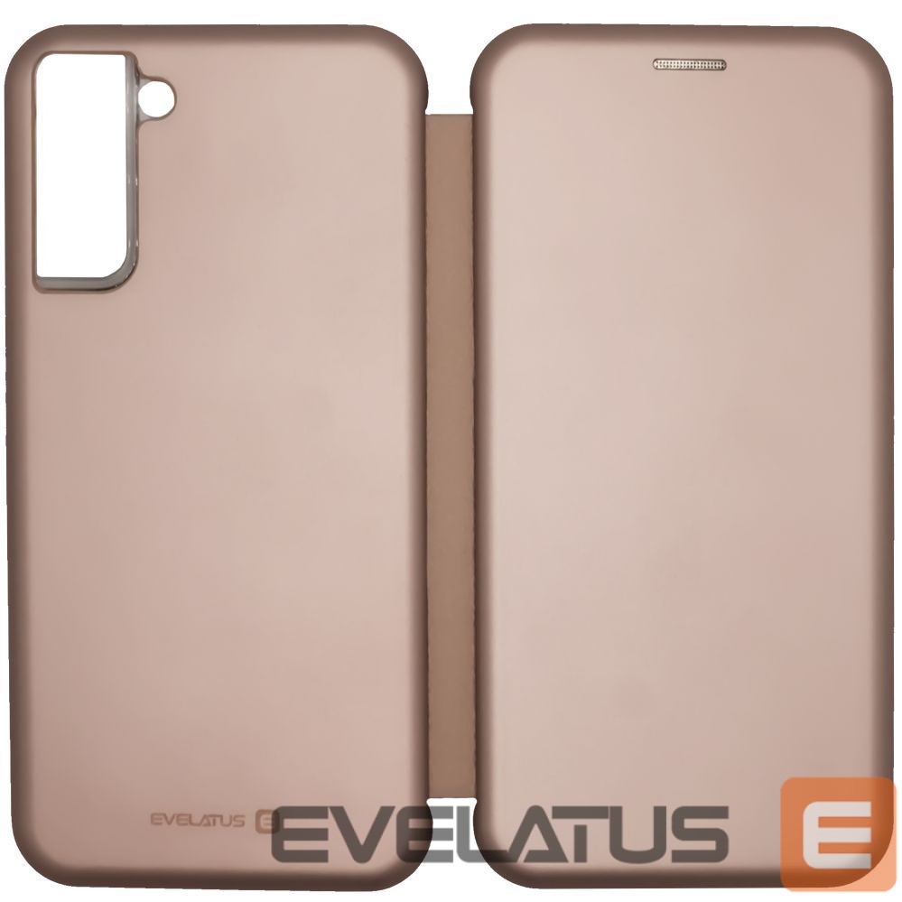 Book case Evelatus Samsung Galaxy S21 Plus Book Case Rose Gold