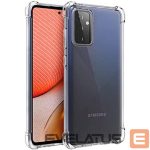 Back panel cover Evelatus Samsung Galaxy A72 Military Shockproof Silicone Case TPU Transparent
