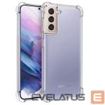 Back panel cover Evelatus Samsung Galaxy S21 Plus Military Shockproof Silicone Case TPU Transparent