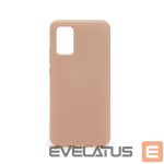 Back panel cover Evelatus Samsung Galaxy A02s Nano Silicone Case Soft Touch TPU Beige