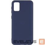 Back panel cover Evelatus Samsung Galaxy A02s Nano Silicone Case Soft Touch TPU Midnight Blue