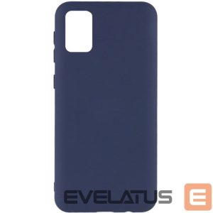 Back panel cover Evelatus Samsung Galaxy A02s Nano Silicone Case Soft Touch TPU Midnight Blue