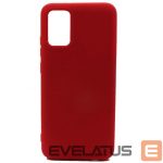 Back panel cover Evelatus Samsung Galaxy A02s Nano Silicone Case Soft Touch TPU Red