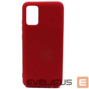 Back panel cover Evelatus Samsung Galaxy A02s Nano Silicone Case Soft Touch TPU Red