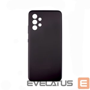Back panel cover Evelatus Samsung Galaxy A32 Nano Silicone Case Soft Touch TPU Black