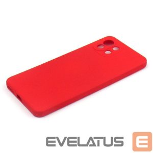 Back panel cover Evelatus Xiaomi Mi 11 Lite/11 Lite 5G/11 Lite 5G NE Nano Silicone Case Soft Touch TPU Red
