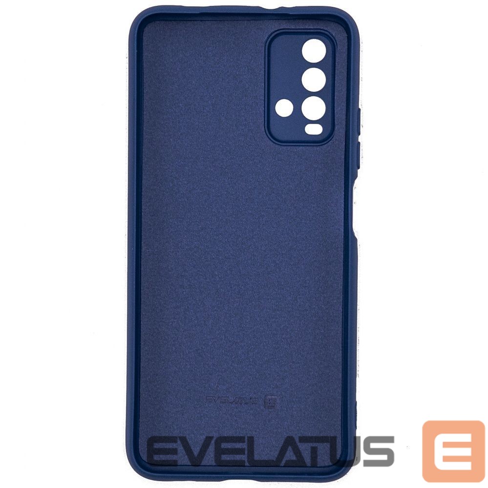 Back panel cover Evelatus Xiaomi Redmi 9T Nano Silicone Case Soft Touch TPU Blue