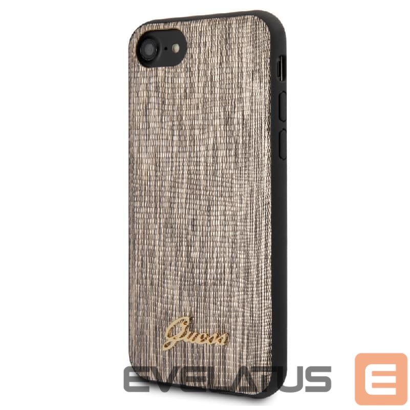 Back panel cover Guess Apple iPhone 7/8/SE2020 Lizard Cover Gold
