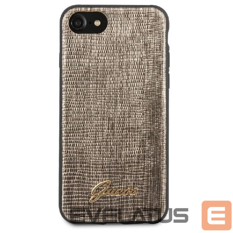 Back panel cover Guess Apple iPhone 7/8/SE2020 Lizard Cover Gold