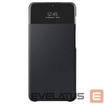 Book case Samsung  Galaxy A42 5G Smart S View Wallet Cover Black