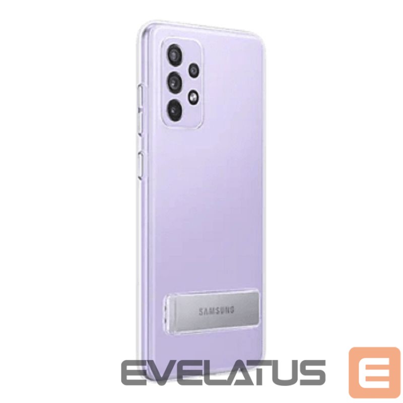 Back panel cover Samsung - Galaxy A72 Clear View Standing Cover Transparent