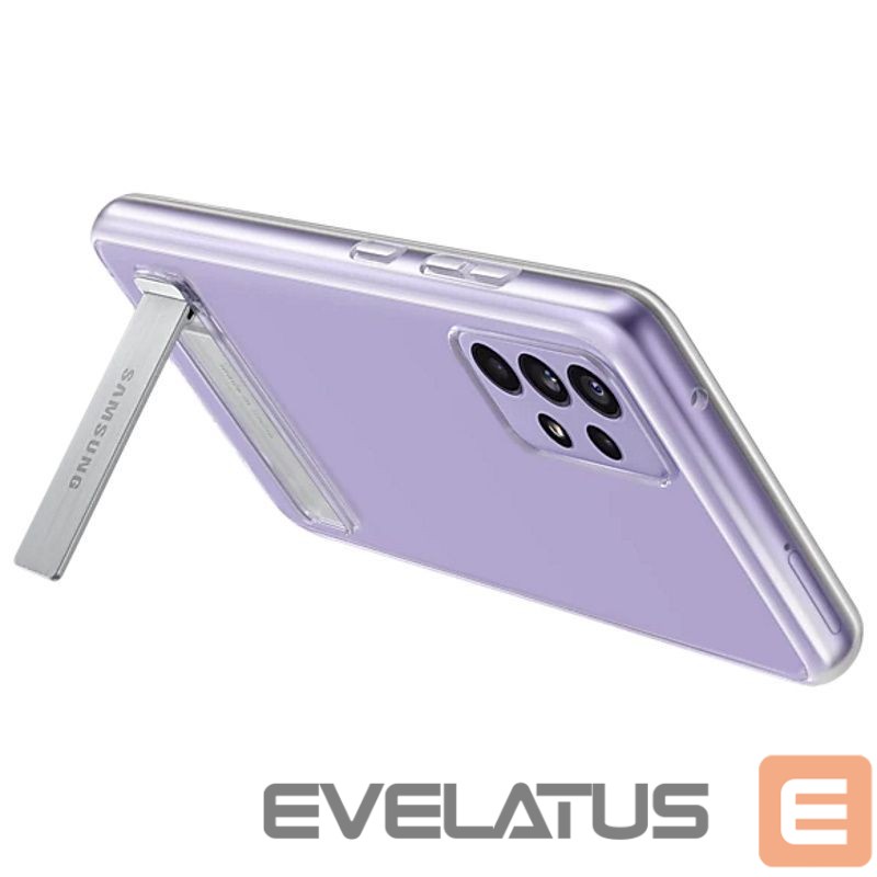 Back panel cover Samsung - Galaxy A72 Clear View Standing Cover Transparent