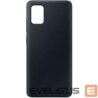 Back panel cover Evelatus Xiaomi Mi 11 Nano Silicone Case Soft Touch TPU Black