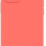 Back panel cover USAMS Apple iPhone 12 Magnetic Liquid Silicone Case Orange