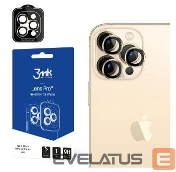 Protective glass 3MK - iPhone 13 Pro/13 Pro Max - Lens Protection Pro Gold