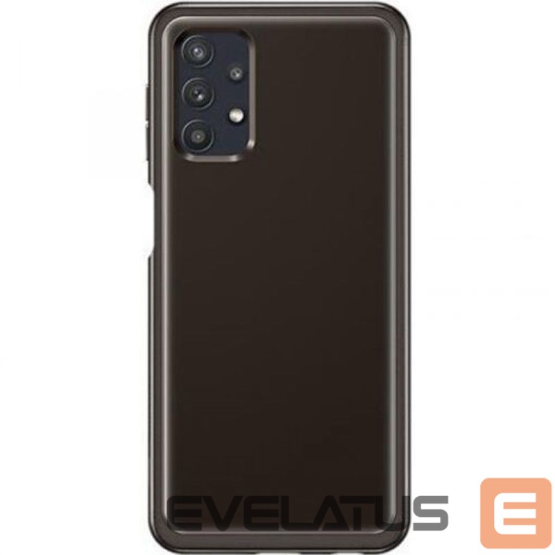 Back panel cover Samsung - Soft Clear Cover for Samsung Galaxy A32 (5G) Black