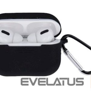 Headphone case iLike Apple Airpods 3 with hook Case Black