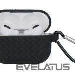 Headphone case iLike Apple Airpods 3 Braid case Black