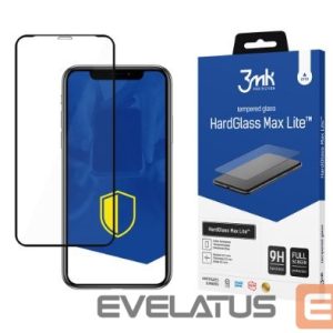 Protective glass 3MK Apple iPhone 11 Pro Max Black HardGlass Max Lite 