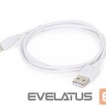 Cable Cablexpert  8-pin sync and charging cable, white, 1 m 
