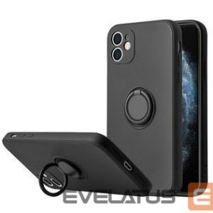 Back panel cover iLike Apple IPHONE 14 PRO MAX SILICONE RING Black