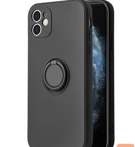 Back panel cover iLike Apple iPhone 14 Pro SILICONE RING Black