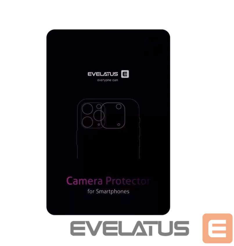 Protective glass Evelatus Apple iPhone 14 Full Camera Lens Protector Armor Graphite