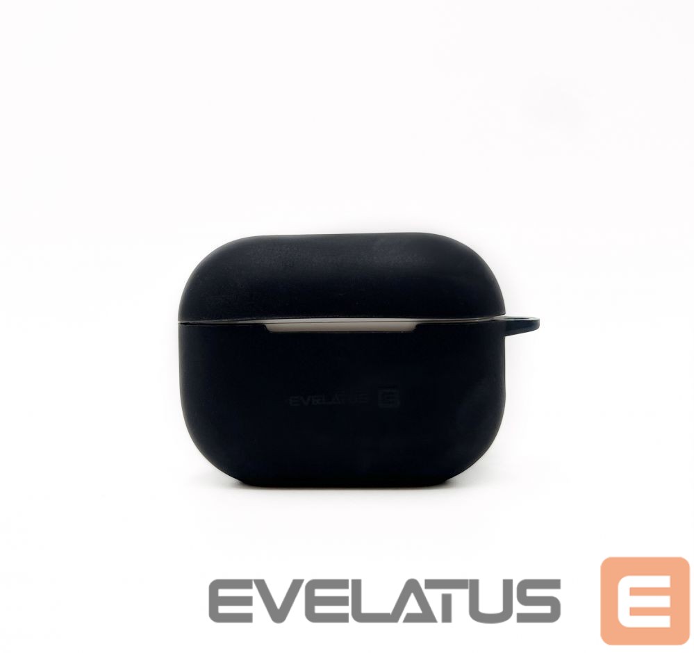 Headphone case Evelatus Apple AirPods 3 Silicone Case Black