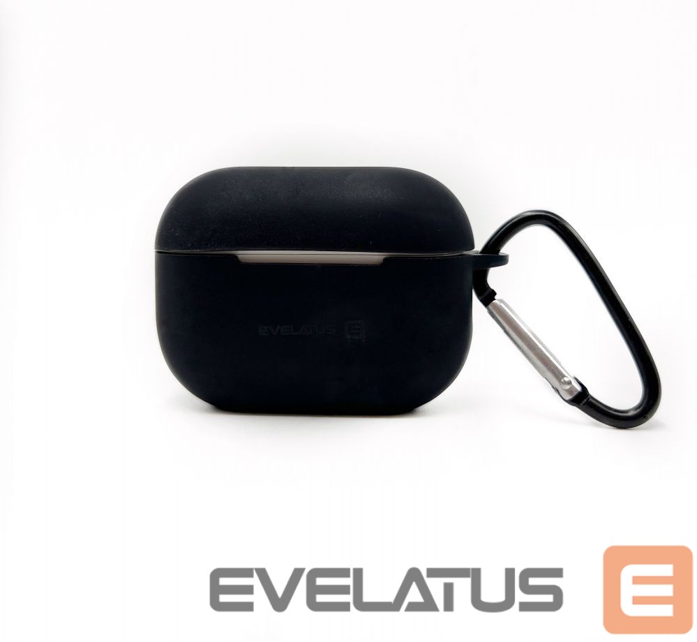 Headphone case Evelatus Apple AirPods 3 Silicone Case Black