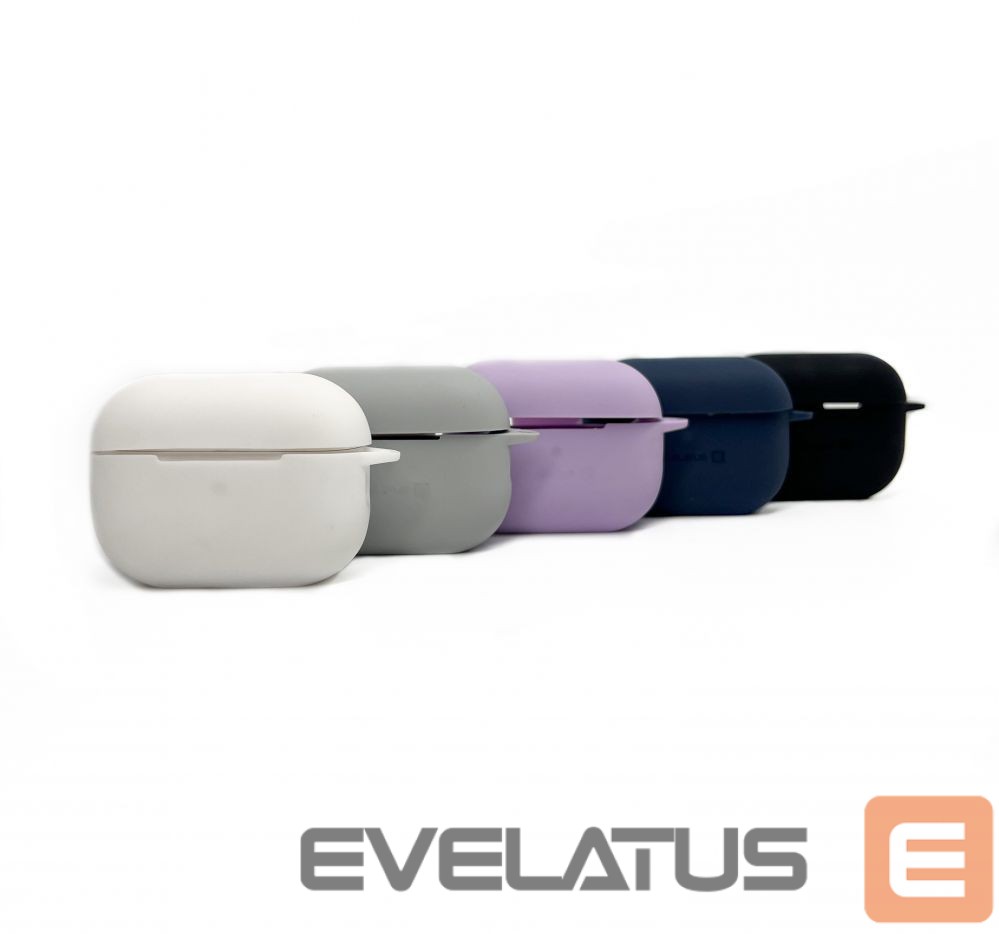 Headphone case Evelatus Apple AirPods 3 Silicone Case Silver