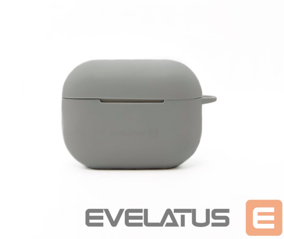 Headphone case Evelatus Apple AirPods 3 Silicone Case Silver