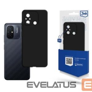 Back panel cover 3MK Xiaomi Redmi 12C Matt Case Black