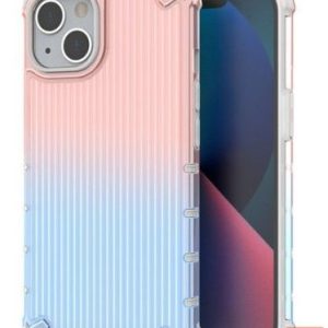 Back panel cover iLike Apple iPhone 14 pink and blue armored Protect Case Blue