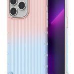 Back panel cover iLike Apple iPhone 14 Pro armored cover pink and blue Protect Case