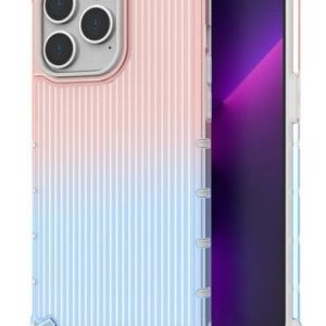 Back panel cover iLike Apple iPhone 14 Pro armored cover pink and blue Protect Case