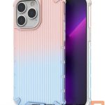 Back panel cover iLike Apple iPhone 14 Pro Max pink and blue armored case Protect Case