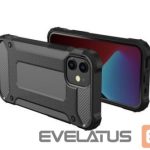 Back panel cover iLike Samsung GALAXY A53 5G ARMOR CARBON CASE Black