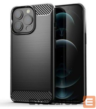 Back panel cover iLike Samsung GALAXY A34 5G BACK CASE CARBON Black