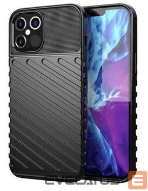 Back panel cover iLike Samsung GALAXY A34 5G THUNDER CASE FOR Black