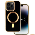 Back panel cover iLike Apple IPHONE 14 PRO MAX BEAUTY MAGSAFE CASE Black