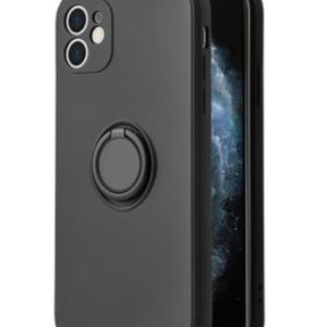 Back panel cover iLike Apple IPHONE 13 PRO SILICONE RING Black