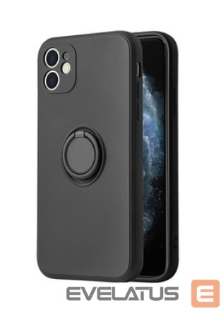 Back panel cover iLike Apple IPHONE 13 PRO SILICONE RING Black